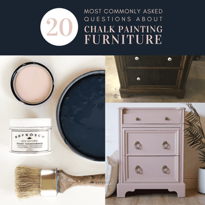 20 most frequently asked questions about chalk painting