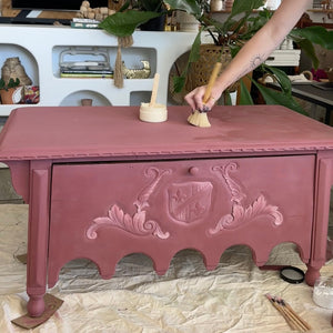 How to Wax & Seal Your Painted Furniture (Clear First, Then Dark for Dimension)