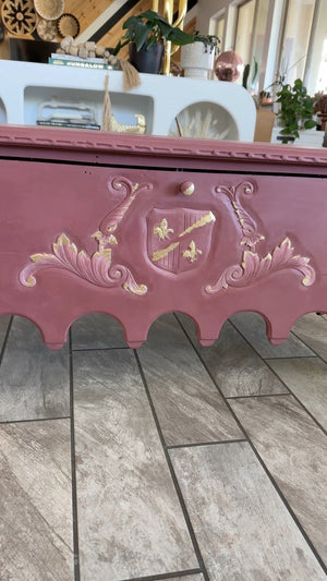 Gold Leaf Furniture Tutorial — Light Touch to Gilded Glam