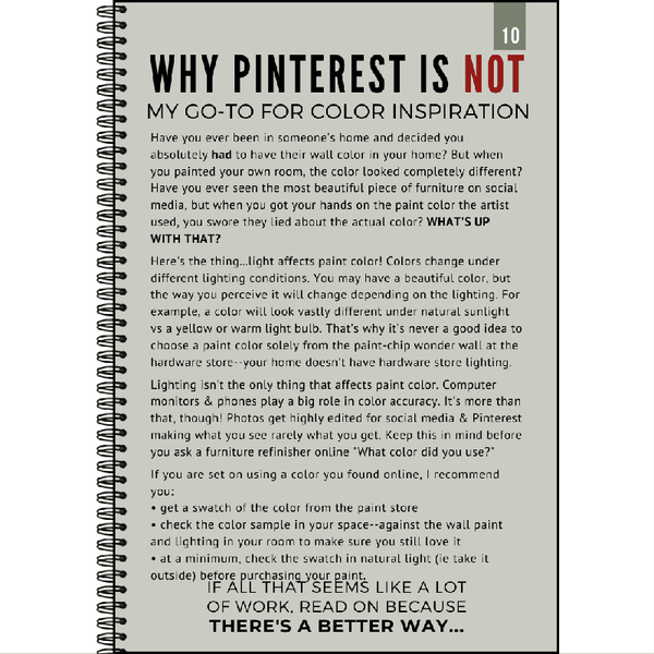 Painting Furniture: How & Where to Find Color Inspiration E-Book