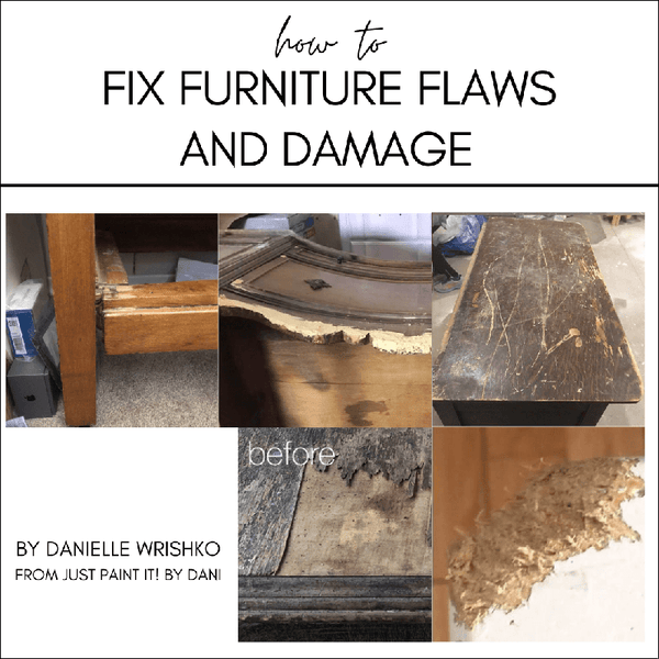 How to Fix Furniture Flaws and Damage