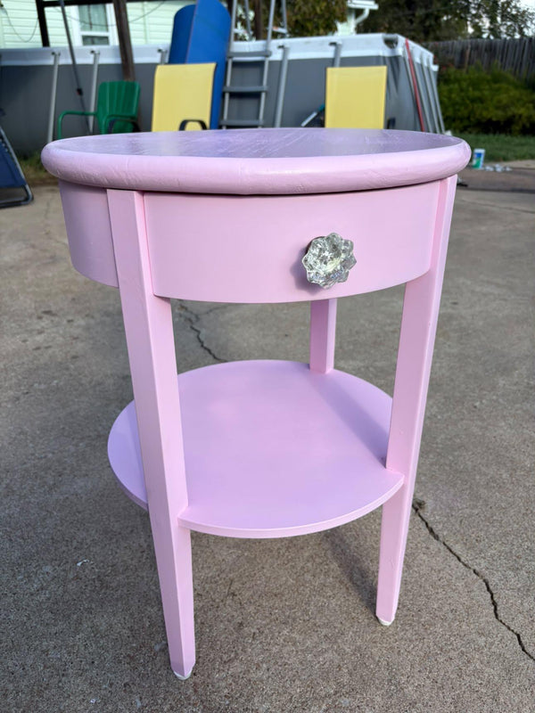 How A Damaged Target Side Table Was Transformed with a Little Paint
