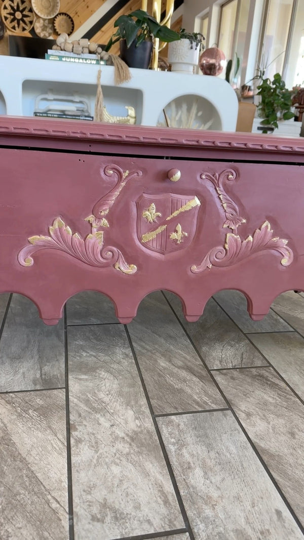 Gold Leaf Furniture Tutorial — Light Touch to Gilded Glam