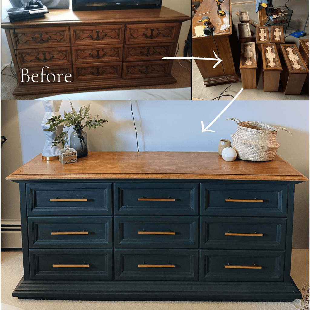 Black Pepper Chalk Style Paint Buffet