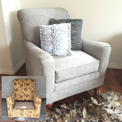 How to Paint Upholstery with Chalk/Mineral Paint and a Sprayer