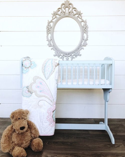 Cradle Makeover with $2 "Oops" Paint