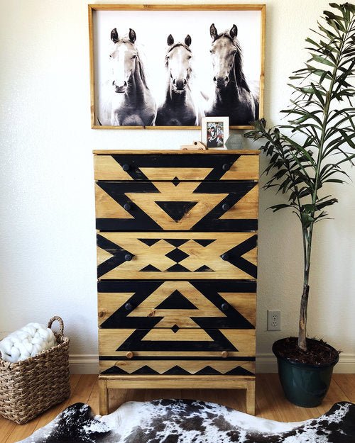 Southwest-Inspired IKEA Dresser Makeover