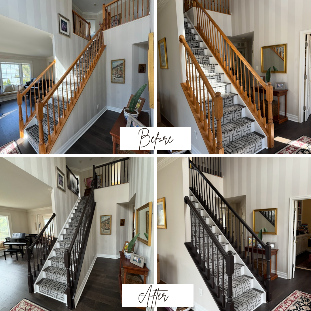 DIY Staircase Makeover: How Sandie Painted Her Stairs Without Sanding
