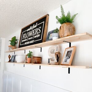 Easy Peasy Modern Farmhouse Shelves