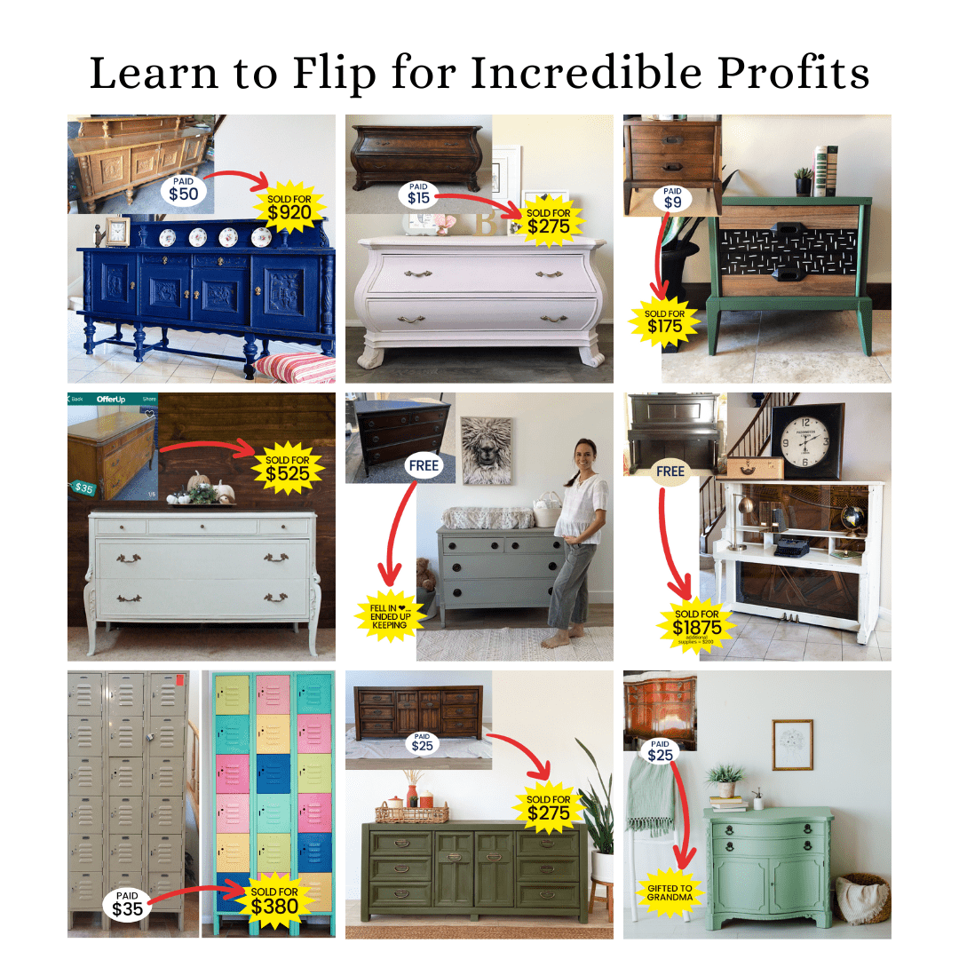 How to Flip Furniture for Profit Course Bundle