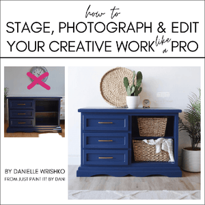 How to Stage, Photograph and Edit Your Creative Work Like a Pro