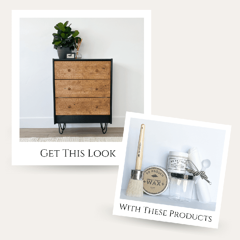 Shop the Look-Dark Wax Dresser