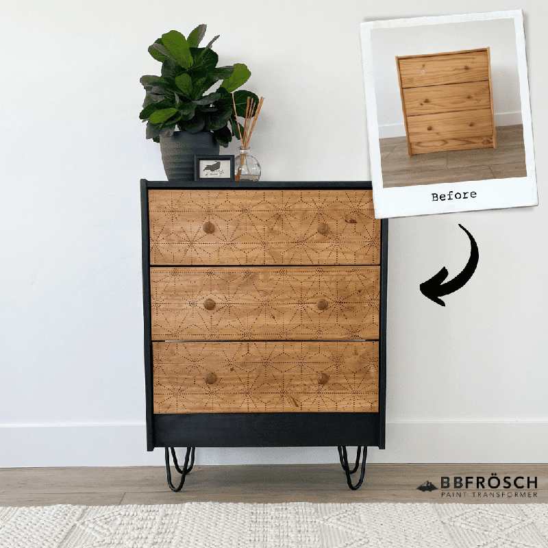 Shop the Look-Dark Wax Dresser