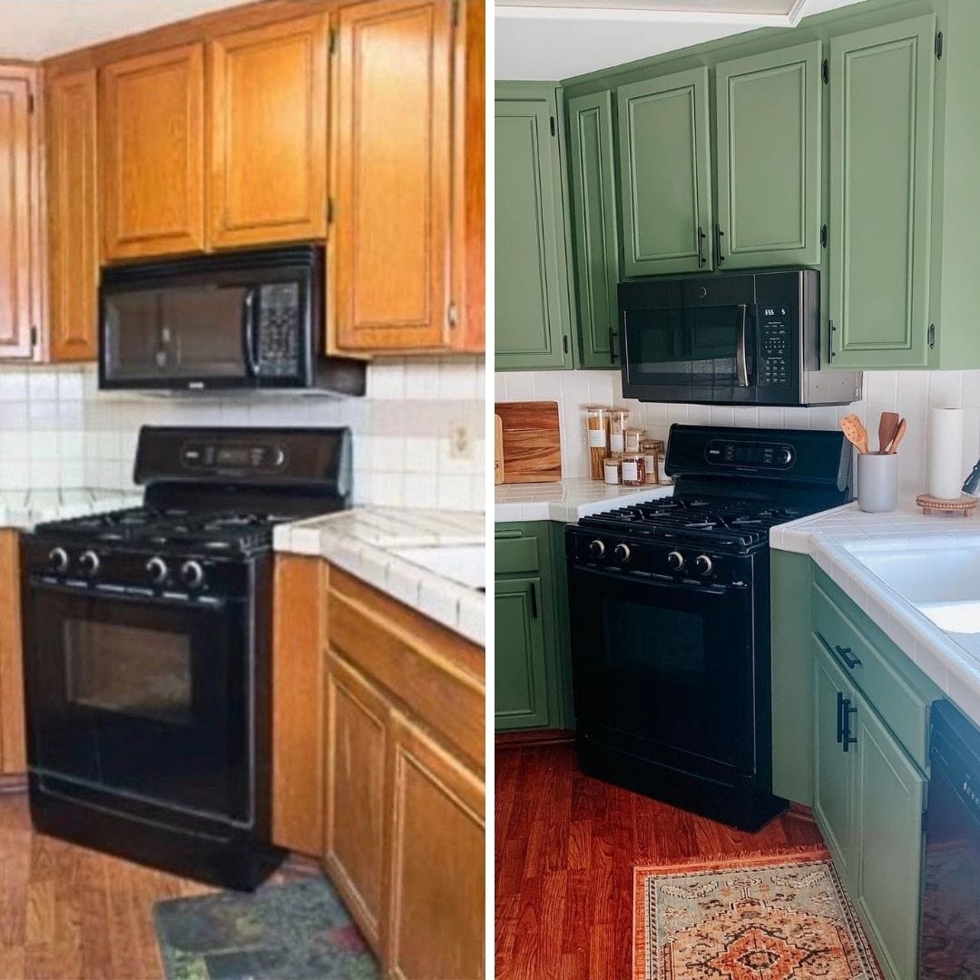 Kitchens with painted on sale cabinets